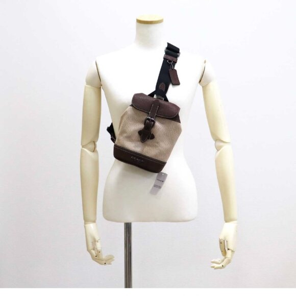 Coach CH074 Hudson Small Canvas Sling Backpack NWT PRICE FIRM - Picture 7 of 7